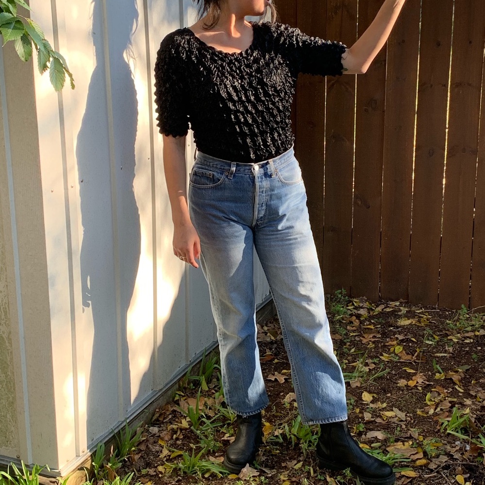 90s Popcorn Blouse